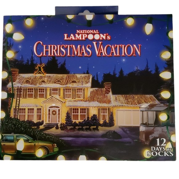 National Lampoon | Underwear & Socks | Christmas Vacation 2 Days Of Socks  Calendar Variety Holiday Novelty Gag Gift | Poshmark